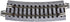 Kato 282mm (11") 15-Degree (4-Piece) USA Model Train Products Unitrack, Radius Curve Track
