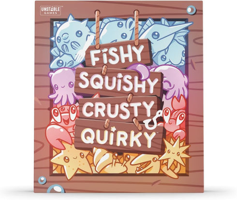 Unstable Games Fishy Squishy Crusty Quirky Base Game - Competitive Fishing Card