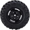 RC Car Tires, 4 Pcs Rubber Tyres for 1:10 Rock Crawler Off-Road Remote Control Car Accessory