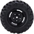 RC Car Tires, 4 Pcs Rubber Tyres for 1:10 Rock Crawler Off-Road Remote Control Car Accessory