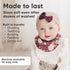Copper Pearl Baby Bandana Drool Bibs, 2-Pack Fashion Bibs Gift Set for Girls “Scarlet”