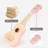 Set 2 3 4 7 1 2-5(Pink) Vanplay Kids Guitar for Girls - Toys for Year Old Girl Birthday Gifts - in Wooden Montessori