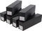 BCW QuickFold Card Boxes - Black, Magnetic Closure Storage Box for 850 to 1200 Cards