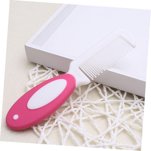 HONITANO 2pcs Set Care Newborn Essential Hair Brush Comb Scalp Massager Gentle Tips for Nursery Hair Care