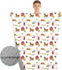 Jola's House 2 Pack 30 40 Inch Farm Animal Baby Blankets Unisex Soft Nursery Double Layer Minky Blanket with Dotted