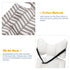 Baby Stroller Seat Liner, Toddler Cushion Pad, Soft 3D Air Mesh Cooling Seat Liners for Infant, Gray White Geometry