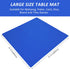 (Blue,31.5 inches), Large Mahjong Mat with Black Carrying Bag Anti Slip and Noise Reduction Table Cover for Mahjong