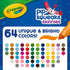 Crayola Pip-Squeaks Skinnies Washable Markers (64ct) - Mini Coloring Markers for Kids Craft Supplies