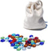 WE Games Replacement Glass Mancala Stones, Assorted Colors
