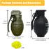 Toy Hand Grenade for CS Battle Game, Tactical CS-Grenade with 50 Foam Ammo for Outdoor Sport Age 10 Years and Up