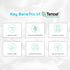 PUREgrace Crib Mattress Protector Eucalyptus Tencel Fiber Waterproof Breathable Baby Mattress Pad Cover with Corner