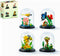 FIKAXTOY Insect Flowers Collection Micro Building Toy Set with Dust Cover, Flower Plants