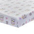 2 Pack 100% 28in 52in, EVERYDAY KIDS Fitted Girls Crib Sheet, Soft Breathable Cotton Baby Sheet, Fits Standard Size