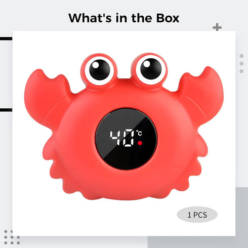 Vestamore Bath Thermometer Digital, Bath Temp Thermometer, Temperature Response Is Fast, Floating Crab Waterproof Toy