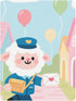 siphylline 1 Pack Letter Carrier Sheep Cartoon Cute Blue Baby Crib Sheets Cotton Baby Playard Sheet Ultra Soft Toddler