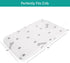 2-Inch 52x 27 Crib Mattress Topper Pad Waterproof, Memory Foam Toddler Bed Mattress Fit Baby Toddler Mattresses