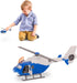 Driven by Battat 7-Inch Rescue Helicopter Toy with Lights & Sounds, Opening Doors, Durable Design for Boys & Girls