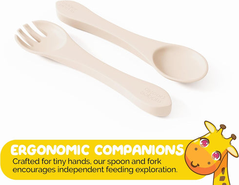 Sets (6 Set) Baby Essentials by Muqee Peeko with BLW Supplies and Kids Feeding - Food Grade Silicone Piece