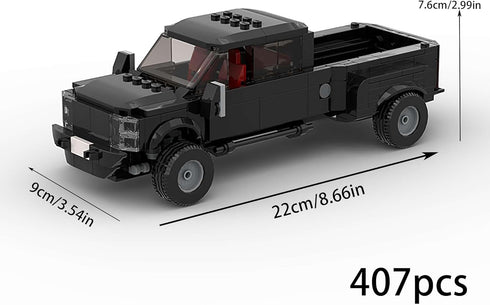 Sets 407pcs Truck MOC Racing Car Sports Model Garage Building Blocks Famous Racers City Vehicle Technique DIY Bricks