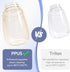 1-3 10floz NCVI PPSU Milk Straw Sippy Cup Spill Proof for Toddlers Years Old, Lightweight Baby Training Water Bottle