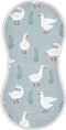 vvfelixl Baby Burp Cloths White Gooses Baby Newborn Cotton Burping Cloths Set