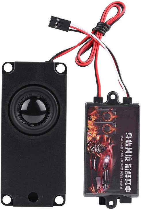Engine Sound Simulator, RC Car Engine Sound Simulated Module Set with Speaker for 1/10 Vehicle Cars Model
