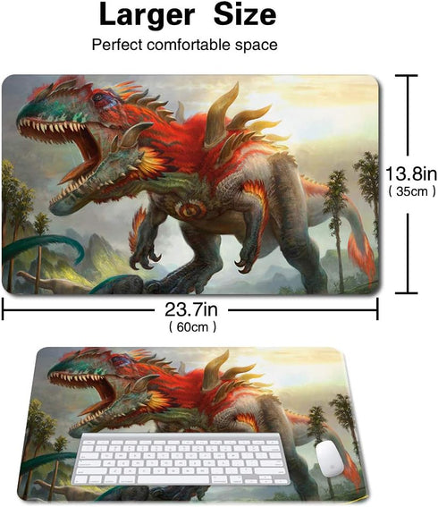 Board Game TCG Playmat Table Mats Games Size 60X35 cm Mousepad Compatible for MTG CCG RPG Trading Card Game (Gishath, Sun's Avatar), Medium