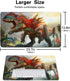 Board Game TCG Playmat Table Mats Games Size 60X35 cm Mousepad Compatible for MTG CCG RPG Trading Card Game (Gishath, Sun's Avatar), Medium