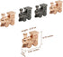 Set 8-4 Set Exqline Train Markers for Mexican Train Dominoes Game of Individual Colors Die-Cast Marker Trains