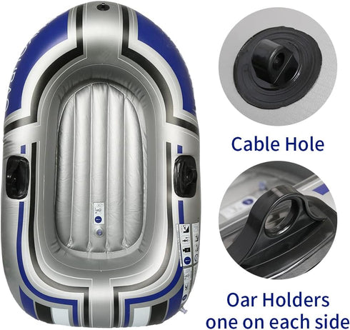 Boat,Swimming BESTHLS Inflatable Pool and Lake Inflatable Boat