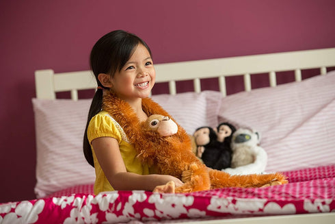 Wild Republic Marmoset Monkey Plush Toy, 22" Hanging Stuffed Animal, Kids Gifts