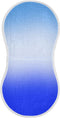 decor gift Cotton Baby Burp Cloths Soft and Absorbent? Blue Calm Gradient Feed Cloth