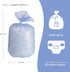 3 Pack, 75 Count, 13-Gallon Ubbi Diaper Pail Plastic Bags, Disposable Baby Waste Bags, Bags