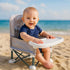 FUFVUTI 6 3 Portable Baby Chair with Removable Tray Folding Booster Seat for Toddlers Months to Years, Lightweight