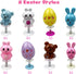 QINGQIU 24 PCS Easter Jumping Popper Toys for Kids Boys Girls Toddlers Easter Basket Stuffers Egg Fillers Gifts Party