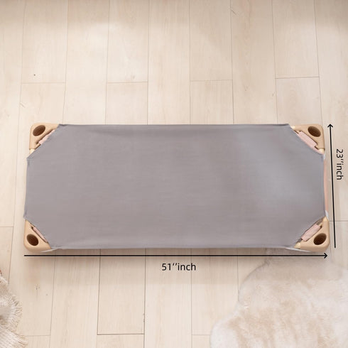 12 23" 51", Pcs Cot Sheet for Daycare, X Grey Daycare Cot Bedding with Corner Elastic Loops for Child Boys Girls,Soft