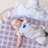 FIGEPO 4 Pack Butterfly Baby Crib Sheets for Baby Girls Purple Crib Fitted Sheets for Standard Size Crib and Toddler