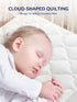 28"x52" 14", SLEEP ZONE Waterproof Crib Mattress Protector Pad - Quilted, Fitted Baby Mattress Cover - Soft Breathable