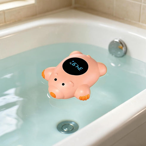 Generic Kids Bath Water Gauge | Digital Waterproof Accurate Safety - Bear Bath Water Meter for Child,for Boys Girls