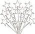 ArtCreativity Sparkly Star Wand, Bulk Pack of 24, 7.5 Inch Magic Toy Wands with Rhinestones, Princess Party Favors for