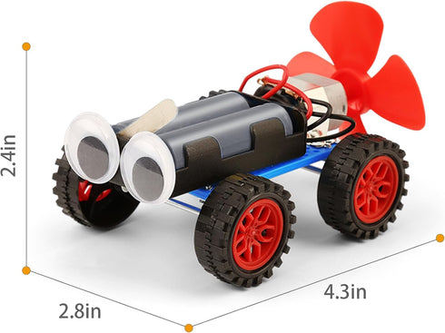 5 Set Individual STEM Kit for Kids 8-12, Bulk Craft Projects for Boys 6-8, Robot Car Building Activities for 2nd Grade