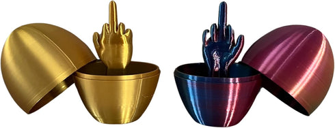 Middle Finger Easter Egg, Funny Adult Easter Gag Gift, Flip Off Prank