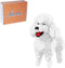 Larcele Mini Building Blocks Animal Set, DIY Micro 3D Toy Bricks, 790 Pieces KLJM-05 (Teddy in White)