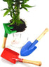 NUA Set 3 3 Garden Tool Pieces of Mini Metal rake Shovel TRO Knife Beach Sandbox (Suitable for Children Over Years Old)