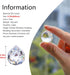 Crystalsuncatcher 20mm Clear Glass Crystal Ball Prism, Feng Shui Lamp Hanging Drop, Pack of 12 pcs