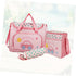 Set Multi-function Diaper Bag Large Capacity Tote with Changing Pad Bag and Feeding Bottle for Parents The