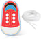 FLATRI Wooden Red Shoe Tying Practice for Kids, How to Tie Your Shoes