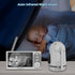 Baby Monitor with Camera and Audio, 4.3" IPS Split-Screen, 30-Hour Battery, Pan-Tilt-Zoom, No WiFi Required, Night