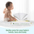 100% 99% 1024 Count (16 Packs 64) USA Cotton Baby Wipes for Sensitive Skin, Purified Water Unscented Wet Wipes