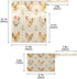 Haskirky 2 Farm Chickens and Floral Pcs Cloth Diaper Wet Dry Bags,Waterproof and Washable Bag for Travel Reusable Wet